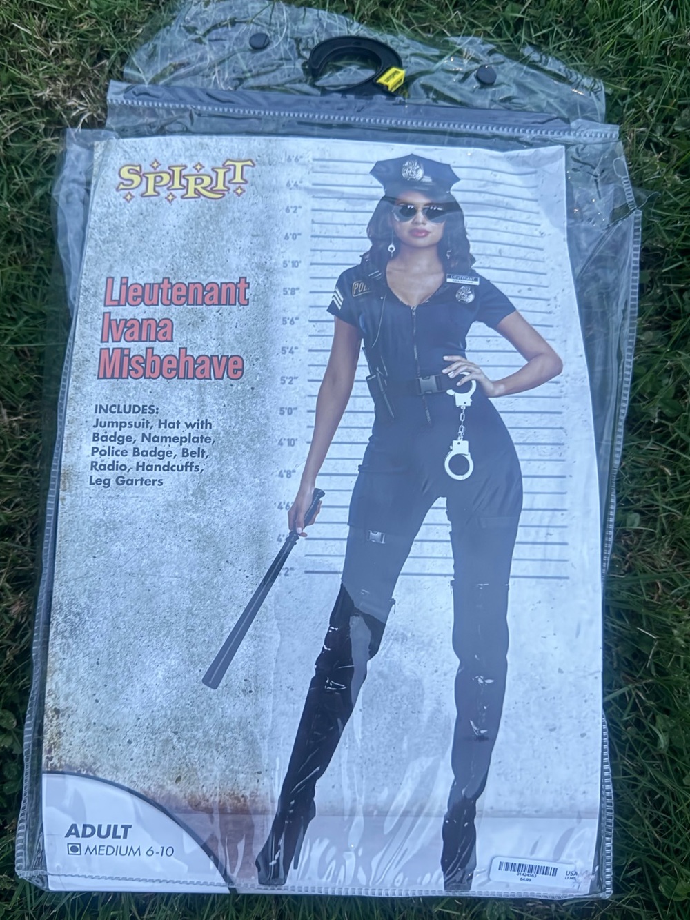 Spirit Lieutenant Ivana Misbehave Police Costume Women’s Medium 6–10